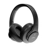 pTron Studio Urban 35dB Active Noise Cancellation Bluetooth Wireless Over Ear Headphones with Mic, 72Hrs Playtime, 40mm Bass Drivers, TruTalk AI-ENC Calls, 40ms Low Latency Gaming, Foldable Cups (Black)