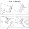 pTron 22mm Metal Chain Replacement Band Strap with Metal Buckle Compatible with Fire-Boltt, Boat, Noise, Amazfit, Stainless Steel Material, Quick-Release Pins, Adjustable Length (Silver)