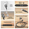 pTron Boom Play X4 Dual Driver in-Ear Type C Wired Earphones with in-line HD Mic, Music Call Control, Ergo-fit, 1.2m Tangle-Free Cable, Wide Compatibility (Black)