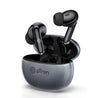 pTron Bassbuds Eon In-Ear TWS Earbuds w/ Dual HD Mic & AI-ENC Calls, Pristine Sound, 30Hrs Playtime, Bluetooth v5.3 Wireless Earphones, Snug-fit, Type-C Fast Charge, Voice Assist, IPX4 (Grey & Black)