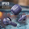 pTron Bassbuds Eon in-Ear TWS Earbuds w/ 13mm Drivers, 45Hrs Playtime, Dual HD Mic & TruTalk AI-ENC Calls, Custom EQ, Mobile App, Bluetooth v6.0 Headphones, Voice Assist., Type C Charging & IPX5 (Blue)