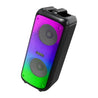 pTron Fusion Beats 48W Bluetooth Party Speaker w/Immersive Sound, Dual 4 inch Neo Drivers, Rhythmic RGB Lights, 6Hrs Playtime, BT5.3/Aux/TF Card/USB Playback Modes, Type-C Charging (Midnight Black)