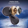 pTron Bassbuds Tango in-Ear TWS Ear Buds w/Custom EQ, 50hrs Playtime, Pristine Sound, Dual Mic, TruTalk ENC Calls, Mobile App, Wireless Bluetooth V6.0,Touch Controls, Type-C Charging, IPX5 (Nexua Black)