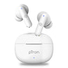 pTron Bassbuds Air in-Ear TWS Ear Buds w/ 13mm Driver, Pristine Sound, 32Hrs Playtime, Clear Calls, BTv5.1 Wireless Earphones, Type C Fast Charging, Voice Assist & IPX4 Water Resistant (Snow White)