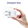 pTron Volta FC22 Compatible for Samsung 45W Charger, Type C Superfast GaN Charger for Samsung Galaxy S23/S23+/S22 Ultra/S22+/S22, Note 10/Note 20/S20/S21/S10/S9/S8, Galaxy Tab S7/S8 (White)