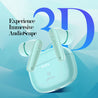 pTron Bassbuds Prism in-Ear TWS Ear Buds w/ 3D AudioScape, 45Hrs Playtime, TruTalk AI-ENC Calls, 50ms Low Latency Sync, BTv5.3, Snug-fit, Type-C Charging, Voice Asst. & IPX5 Water Resistant (Julep)
