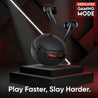 pTron Bassbuds Surge TWS Gaming Earbuds, 40ms Low-Latency, 50Hrs Playtime, Custom EQ, App Support, Dual Mic TruTalk AI-ENC Clear Calls, Pristine Sound, Bluetooth V6.0, IPX5 Water Resistant (Jet Black)