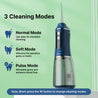 pTron EaseMate Oral Irrigator D2, Portable, Cordless & Rechargeable, 3 Cleaning Modes, 300ml Water Tank, IPX6 Water-resistant, Flossing at Home & Travel, Oral Flosser, Dental Flosser for teeth (Blue)
