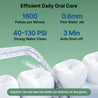 pTron EaseMate Oral Irrigator D2, Portable, Cordless & Rechargeable, 3 Cleaning Modes, 300ml Water Tank, IPX6 Water-resistant, Flossing at Home & Travel, Oral Flosser, Dental Flosser for teeth (Blue)