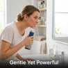 pTron EaseMate Oral Irrigator D2, Portable, Cordless & Rechargeable, 3 Cleaning Modes, 300ml Water Tank, IPX6 Water-resistant, Flossing at Home & Travel, Oral Flosser, Dental Flosser for teeth (Blue)