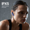 pTron Bassbuds Blaze in-Ear TWS Earbuds w/ 13mm Drivers, 50Hrs Playtime, AI-ENC Clear Calls, Bluetooth V5.4 Wireless Headphones, Touch Control, Voice Assistant, Type C Charging & IPX5 (Berry)