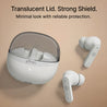 pTron Bassbuds Indie in-Ear TWS Earbuds w/ 10mm Drivers, 45Hrs Playtime, Dual HD Mic & AI-ENC Calls, Custom EQ, Mobile App, Bluetooth V5.4 Earphones, Voice Assistant, Type C Charging & IPX5 (White)