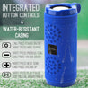 pTron Quinto Evo 8W Wireless Bluetooth Speaker w/ 12Hrs Playtime, Multi-Play Modes BT5.0/3.5mm Aux/Micro SD Card/USB Drive Slots, Integrated Music & Call Controls, Portable, TWS Feature (Royal Blue)