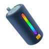 pTron Fusion Buzz 14W Bluetooth Speaker w/Immersive Sound, 8hrs Playback, Rhythmic RGB Lights, Multi-Play Modes BT5.3/TF Card/USB, TWS Feature, Integrated Controls, Portable, Type-C Charging (Navy)