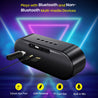 pTron Fusion 10W Bluetooth Speaker, Pristine Stereo Sound, 10Hrs Playtime, Bluetooth 5.0 Speaker, Portable Design, Multi-Play Modes BT/3.5mmAux/TF Card/USB Ports, Integrated Controls (Raven)