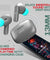 pTron Bassbuds Air In-Ear TWS Earbuds with 13mm Driver for Immersive Sound, 32Hrs Playtime, Clear Calls, Bluetooth V5.1, Touch Control, TypeC Fast Charging, Voice Assist & IPX4 Water Resistant (Grey)