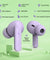 pTron Bassbuds Air In-Ear TWS Earbuds with 13mm Driver for Immersive Sound, 32Hrs Playtime, Clear Calls, Bluetooth V5.1, Touch Control, TypeC Fast Charging, Voice Assist & IPX4 Water Resistant (Light Lilac)