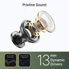 pTron Bassbuds Tunes V2 In-Ear TWS Earbuds with Stereo Sound, 40Hrs Playtime, Stereo Calls, Bluetooth V5.3 Headphones with Quick Pairing, Touch Control, Voice Assistant, Type C Charging & IPX5 Water Resistant (Black)