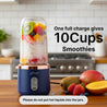pTron EaseMate Blender M1 Portable Electric Blender, Smoothie Maker (Blue)