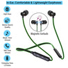 pTron InTunes Lite High Bass In-Ear Wireless Headphones With Mic - (Black/Green)