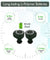 pTron Bassbuds True Wireless Bluetooth Headphones (TWS) with Mic - (Green)