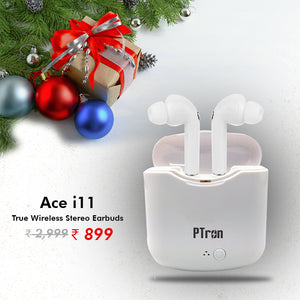 PTron Ace i11 True Wireless Stereo Earbuds Bluetooth 5.0 Wireless Earbuds for All Smartphones