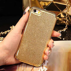 Apple IPhone 5/5S Luxury Flip Cover With Swarovski Diamond Metal Bumper (Gold)