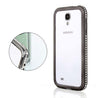 Samsung Galaxy S5 PTron Shengo Diamond Crystal Metal Frame Bumper (Black)