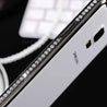 Samsung Galaxy S5 PTron Shengo Diamond Crystal Metal Frame Bumper (Black)