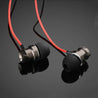 PTron HBE6 Earphone Metal Bass Headphone With Mic For All Smartphones (Black & Red)