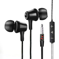 PTron HBE9 Headphone Universal Stereo In Ear Earphone With 3.5mm Jack For All Smartphones (Black)