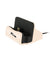 PTron Cradle Docking Station Charger Stand Adapter With Micro USB For All Android Phones (Gold)