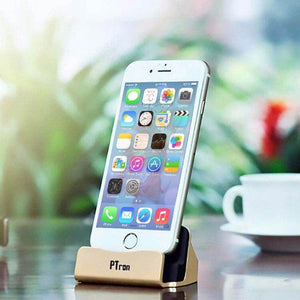 PTron Cradle USB Docking Station Charger For iPhone 5 5s 6 6s 6 plus 6s Plus 7 7Plus Smartphones