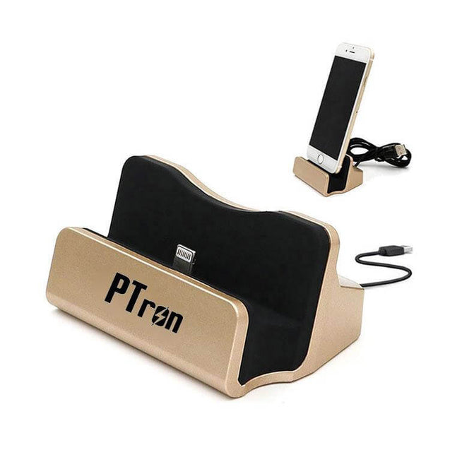 PTron Cradle USB Docking Station Charger For iPhone 5 5s 6 6s 6 plus 6s Plus 7 7Plus Smartphones