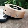 PTron Sonor Bluetooth Speaker New Fashionable Wireless Speaker For All Smartphones (Gold)