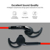 PTron Swift Headset Universal In-Ear Sports Stereo Earphone For All Smartphones (Black/Red)
