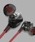 PTron Boom 4D Headphones Deep Bass Stereo Wired Headset For All Smartphones (Red/Black)