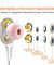 PTron Boom 4D Earphone Deep Bass Stereo Sport Wired Headphone For All Smartphones (White/Silver)