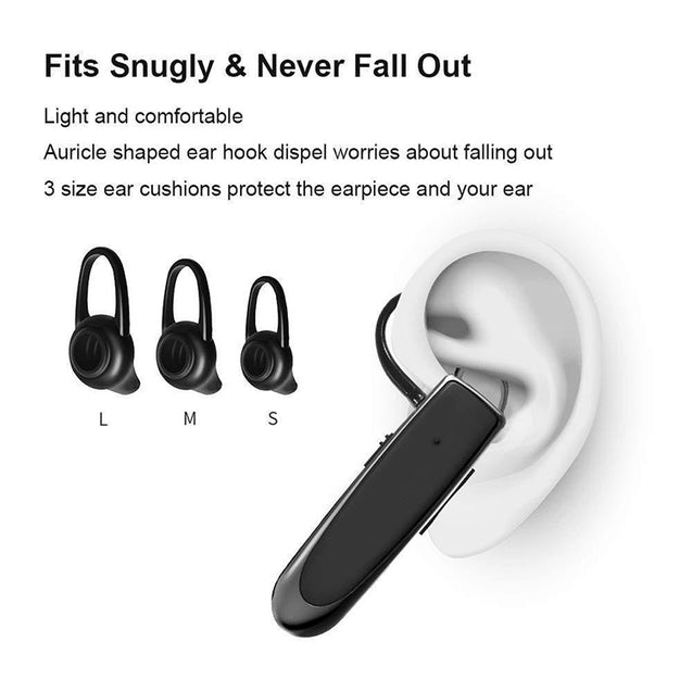 PTron Zen B1 Rainproof Mini CSR Chipset 4.1 Bluetooth Headset Hands Free Wireless Earphone (Black)