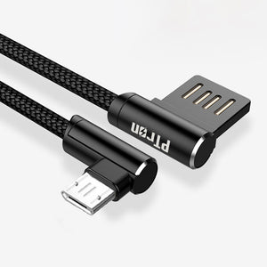 PTron Solero USB To Micro USB Data Cable - L Shape Sync Charging Cable For All Android Smartphones