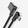 PTron Solero USB To Type C Data Cable - L Shape Design Charging Cable For All Type C Smartphones