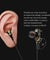 PTron Boom Evo 4D Headphones Deep Bass Stereo Wired Headset For All Smartphones (Black/Gold)