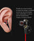 PTron Boom Evo 4D Earphone Deep Bass Stereo Wired Headphone With Mic For All Smartphones (Black/Red)