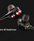 PTron Boom Evo 4D Earphone Deep Bass Stereo Wired Headphone With Mic For All Smartphones (Black/Red)