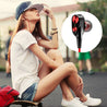 PTron Boom Evo 4D Earphone Deep Bass Stereo Wired Headphone With Mic For All Smartphones (Black/Red)