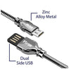 PTron Falcon Pro 2.1A USB To Micro USB Data Cable For Android Smartphones (Black)