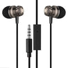 PTron HBE6 Earphone Metal Bass Headphone With Mic For All Smartphones (Black)
