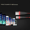 PTron Gravita 2A USB To Lightning USB Cable Charging Cable For All IOS Smartphones Red