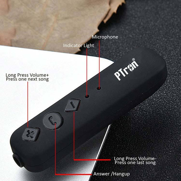 PTron Echo Bluetooth Wireless Adapter For Smartphones (Black)