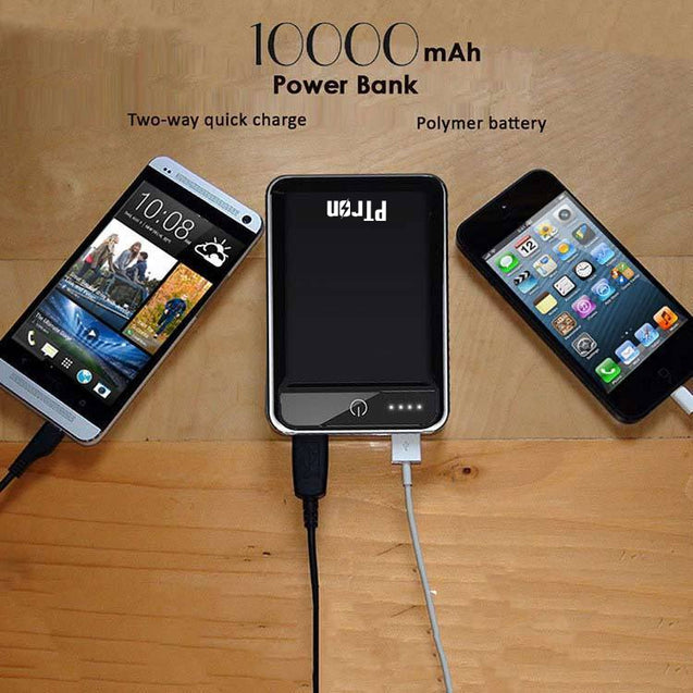 PTron Dynamo 10000mAh Power Bank For All Smartphones (Black)